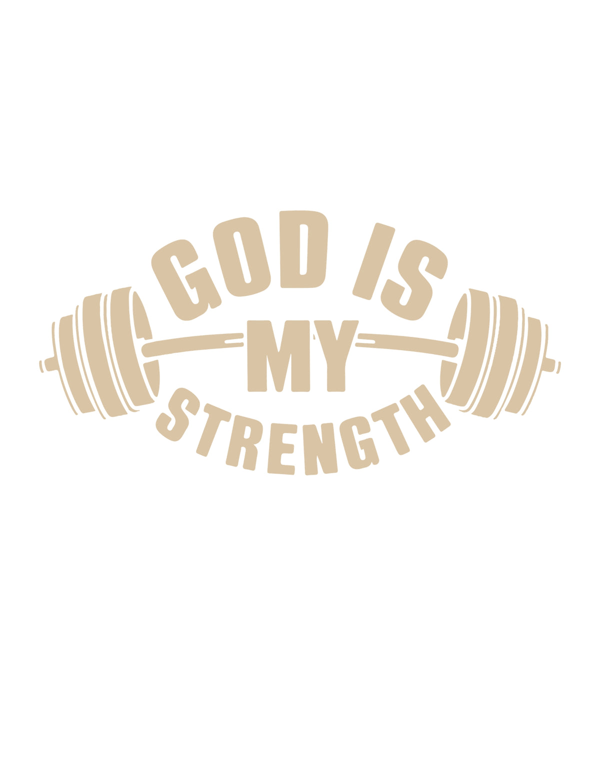 God is My Strength Tee