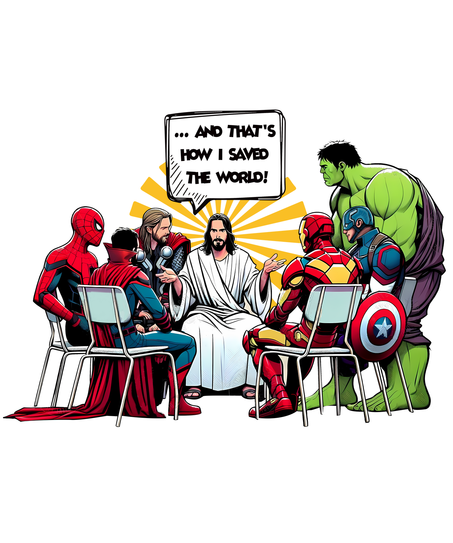 Jesus Super Hero Tee